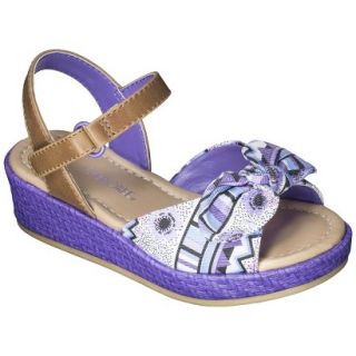 Toddler Girls Cherokee Juleah Sandals   Purple 10