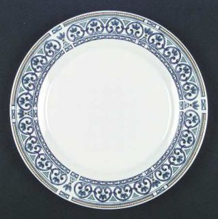 Pfaltzgraff Capistrano Dinner Plate, Fine China Dinnerware   Portfolio, Blue/Tan