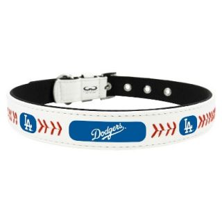 Los Angeles Dodgers Classic Leather Medium Baseball Collar
