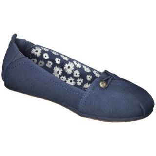 Womens Mad Love Lynn Canvas Loafer   Navy 8