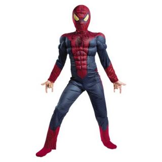 Boys Spider Man Light Up Muscle Costume