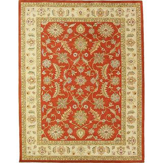 Nuloom Hand tufted Wool Red Rug (5 X 8)