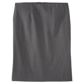 Merona Womens Plus Size Classic Pencil Skirt   Gray 22W