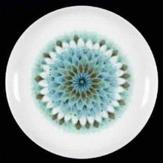 Noritake Bahama Salad Plate, Fine China Dinnerware   Younger Image, Large Blue/G