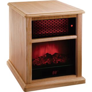 American Comfort Infrared Fireplace   5200 BTU, Oak Finish, Model ACW00400WO