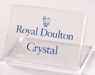 Royal Doulton Advertising Signs Sign 1 Plastic   Advertising Signs