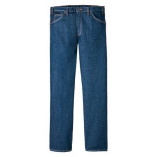 Dickies Mens Regular Fit 5 Pocket Jean   Indigo Blue 52x32