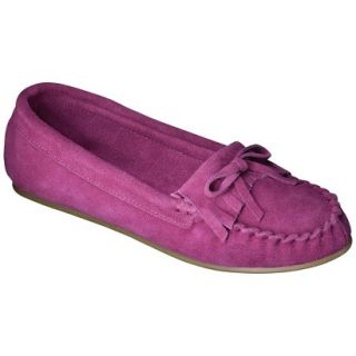 Womens Mossimo Supply Co. Genuine Suede Lark Moccasin   Pink 6