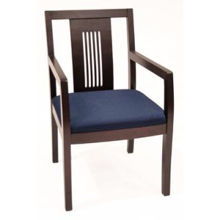 Regency Preston Guest Side Chair with Transitional Wood Back 9975 Finish Mah