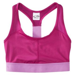 C9 by Champion Womens Compression Bra With Mesh   Pink M