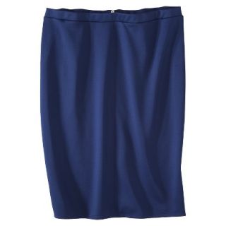 Mossimo Petites Scuba Color block Skirt   Blue/Black SP