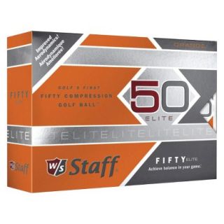 Wilson Staff Fifty Elite Golf Ball   Orange