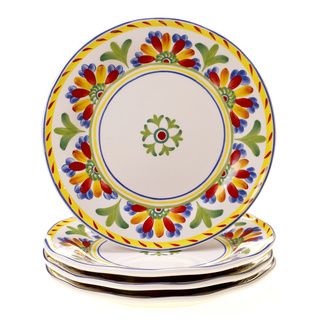 Amalfi Ceramic Dinner Plate (set Of 4)
