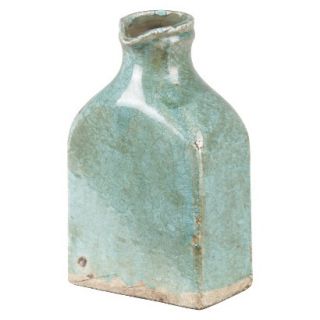 9 Ceramic Vase   Teal