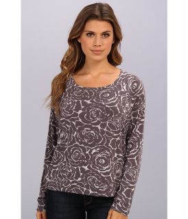Allen Sweater Rose Tee Womens T Shirt (Gray)