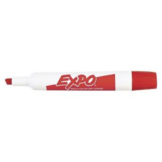 EXPO Chisel Tip Dry Erase Marker   Red (12 Per Set)