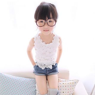 Girls Lace Flower Cool Thin Vests