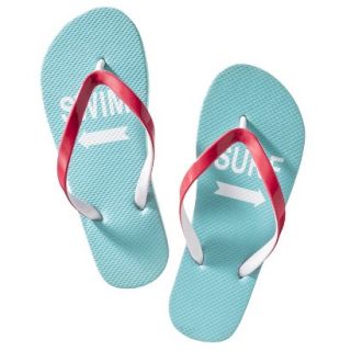 Womens Limited Edition Mossimo Supply Co. Flip Flop Sandal  Aqua 8