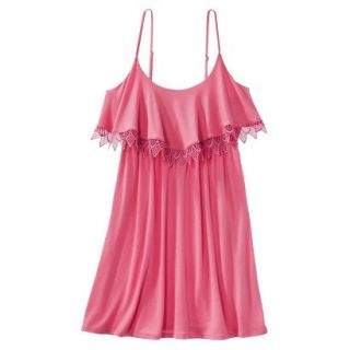 Xhilaration Juniors Coverup Swim Dress  Pink M