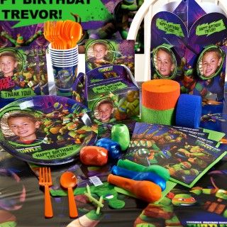 Nickelodeon Teenage Mutant Ninja Turtles   Personalized Party Theme