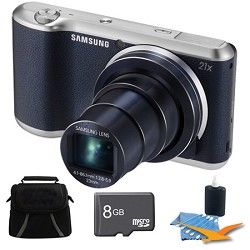 Samsung GC200 16.3MP 21x Opt Zoom Full HD 1920 x 1080 Galaxy Camera 2 Black Kit