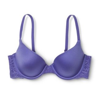Self Expressions By Maidenform Womens Lace Wing Demi Bra 5648   Blue 34C