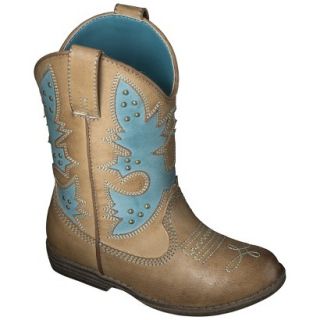 Toddler Girls Cherokee Glinda Cowboy Boots   Turquoise 8