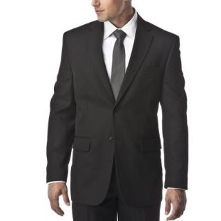Merona Mens Tailored Fit Suit Jacket   Black Cat 48 Regular