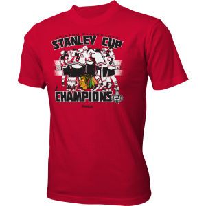 Chicago Blackhawks Reebok NHL Youth Celly Champ T Shirt 2013