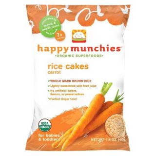 HappyBaby HappyMunchies Organic Carrot Rice Cakes (10 Pack)
