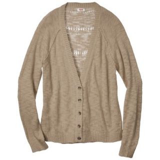 Mossimo Supply Co. Juniors Plus Size Long Sleeve Cardigan Sweater   Tan 4