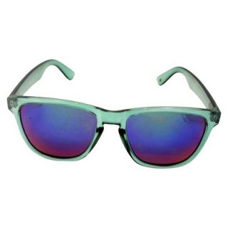 Womens Mad Love Crystal Classic Retro Sunglasses   Blue