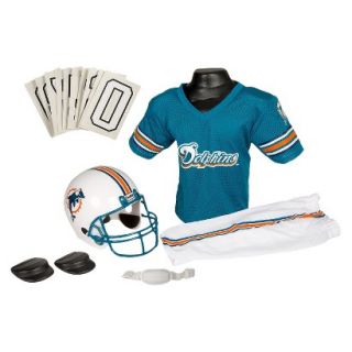 Franklin Sports NFL Dolphins Deluxe Helmet and Uniform Set   Small