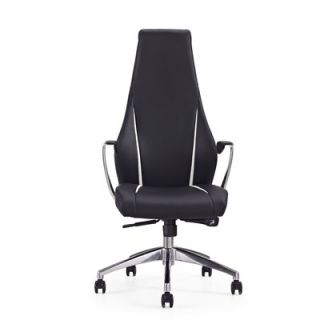 Whiteline Imports Stanford High Back Executive Office Chair XC 1172P BLK/WHT 