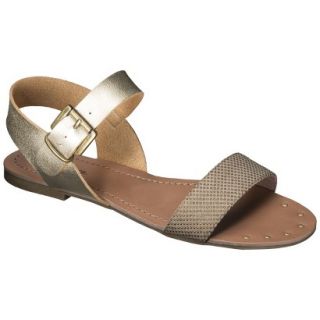 Womens Mossimo Supply Co. Lakitia Sandals   Gold 10