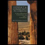Conflict and Community in Corinth  A Socio Rhetorical Commentary on 1 and 2 Corinthians