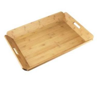 Cal Mil Room Service Tray w/ Bamboo Finish, 22.5 x 17 in