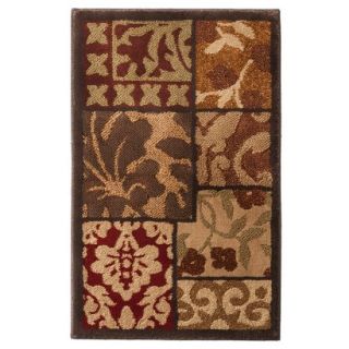 Mohawk Home Patchwork Accent Rug   Rust (12x28)