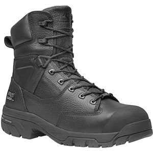 Timberland Mens Timberland Pro Helix WP 8 inch Composite Toe Black Boots, Size 7 M   87568