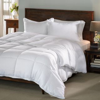 All season Luxurious Down Alternative Hypoallergenic Striped Comforter