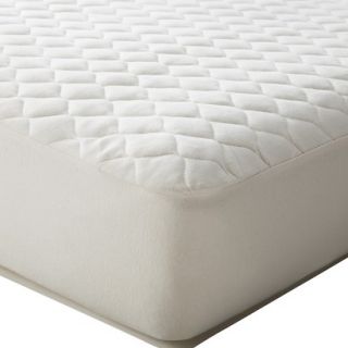 TL Care Organic Cotton Fitted Mattress Pad   Natural