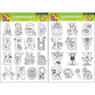 Penny Zoophabet Clear Stamp Sheet