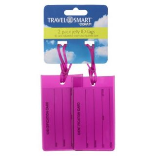 Travel Smart 2 Pack Jelly Tags Pink