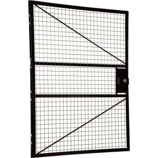 Vestil Adjustable Perimeter Guard Locking Hinged Door   40 Inch L x 48 Inch W x
