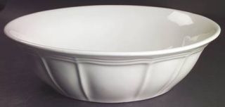 Mikasa Antique White 13 Pasta Serving Bowl, Fine China Dinnerware   All White,