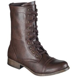 Womens Mossimo Supply Co. Khalea Combat Boots   Cognac 7.5
