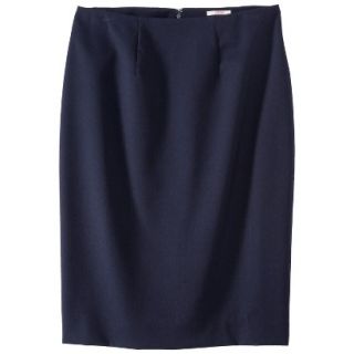 Merona Petites Classic Pencil Skirt   Blue 16P