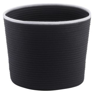 Room Essentials Large Coiled Rope Bin   Black