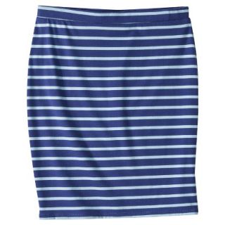 Mossimo Supply Co. Juniors Bodycon Skirt   True Navy/Waterslide XL(15 17)