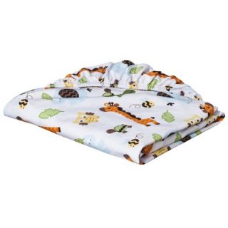 Fitted Crib Sheet   Jungle Stack by Circo